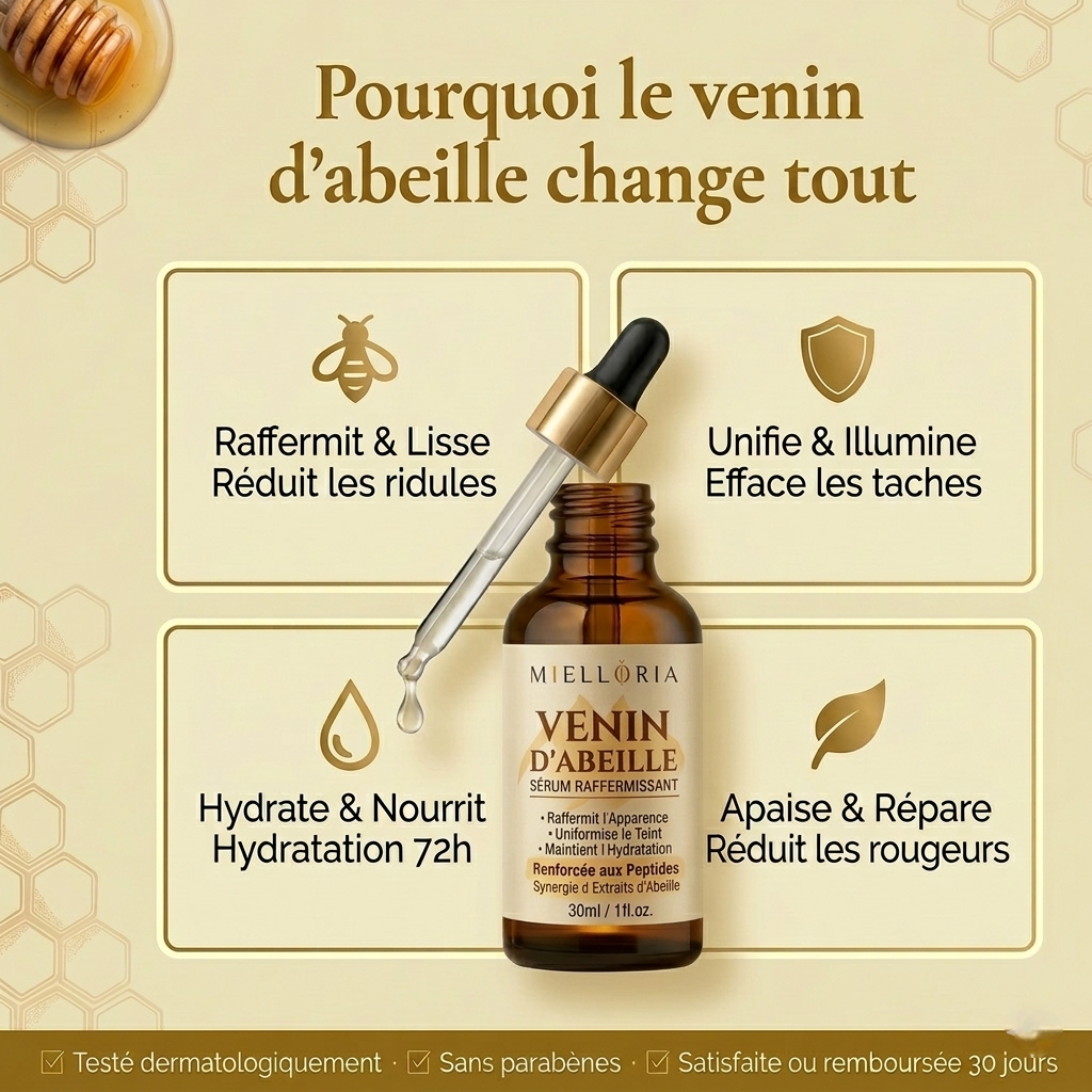 Sérum Venin d'Abeille · Raffermissant & Anti-Âge
